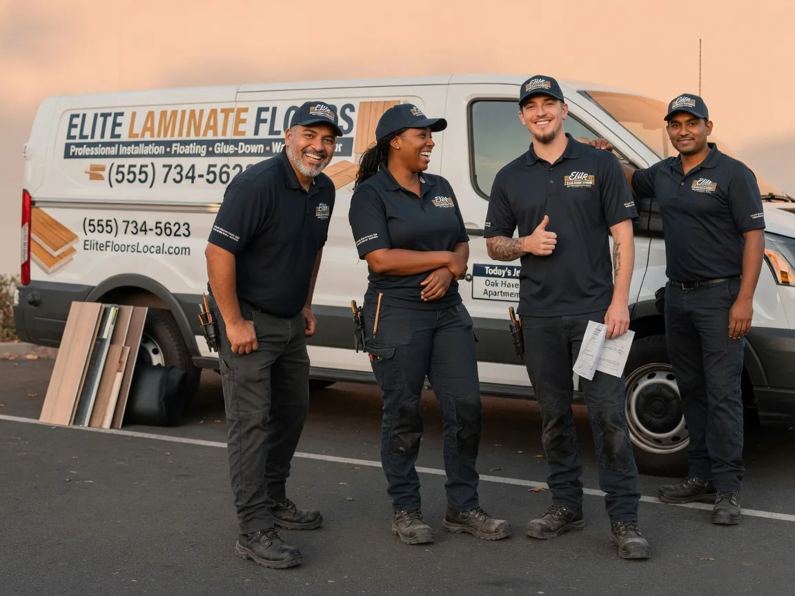Laminate flooring installation company in Bock, MN